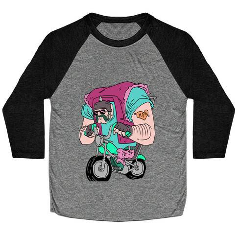 Biker Guy Baseball Tee