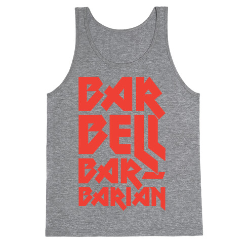 Barbell Barbarian Tank Top