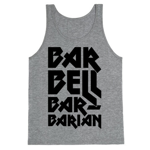 Barbell Barbarian Tank Top