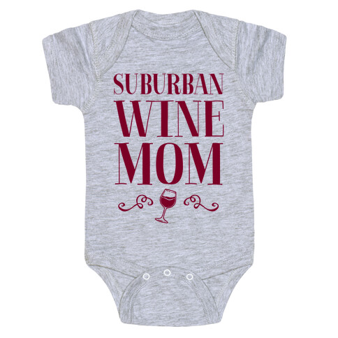 Suburban Wine Mom Baby One-Piece
