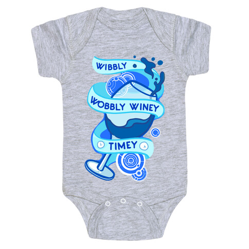 Wibbly Wobbly Winey Timey Baby One-Piece