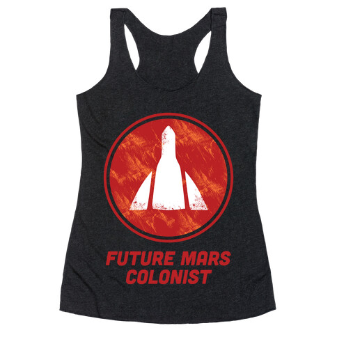 Future Mars Colonist Racerback Tank Top