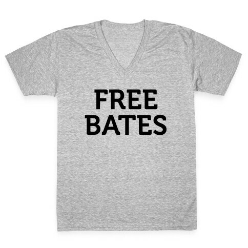 Free Bates V-Neck Tee Shirt