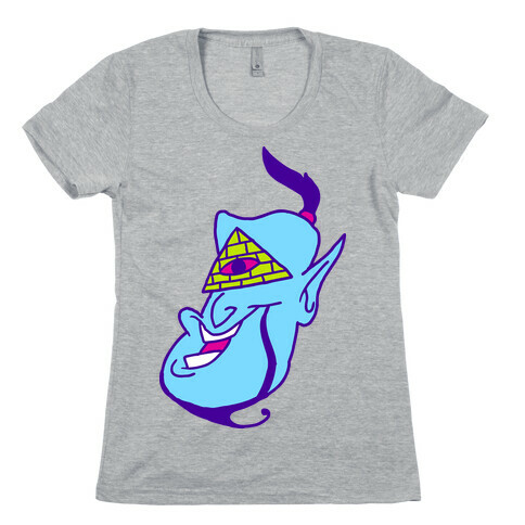Illuminati Genie Womens T-Shirt