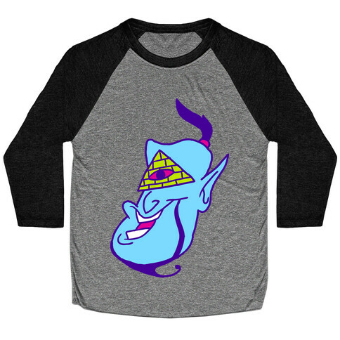 Illuminati Genie Baseball Tee