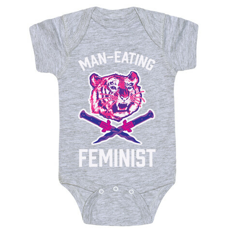 Man-Eating Feminist Baby One-Piece