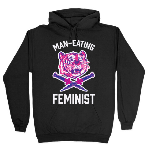 Man-Eating Feminist Hooded Sweatshirt