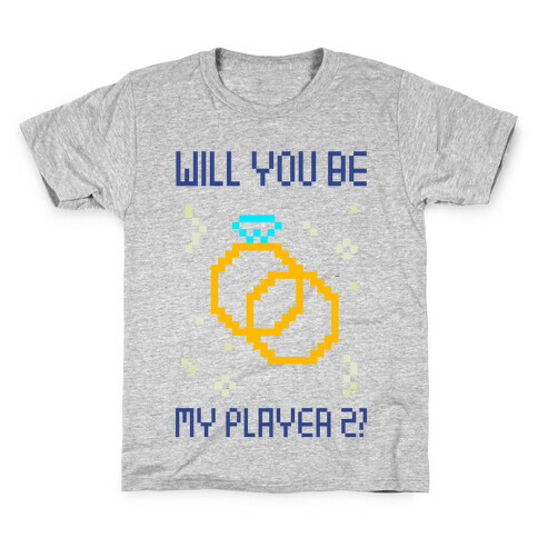 Will You Be My Player 2 Kids T-Shirt