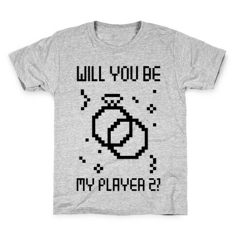 Will You Be My Player 2 Kids T-Shirt