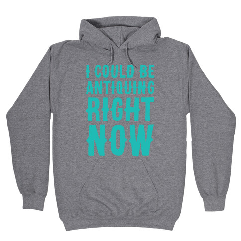 I Could Be Antiquing Right Now Hooded Sweatshirt