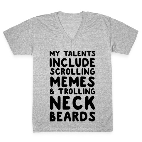 My Talents V-Neck Tee Shirt