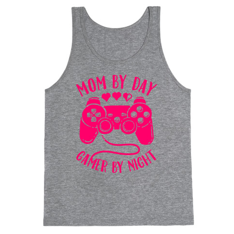 Mom By Day Gamer By Night Tank Top