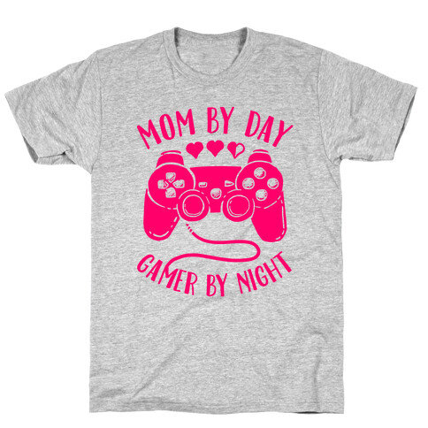 Mom By Day Gamer By Night T-Shirt