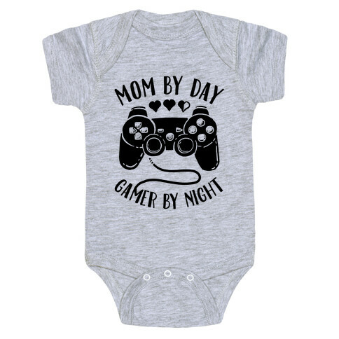 Mom By Day Gamer By Night Baby One-Piece