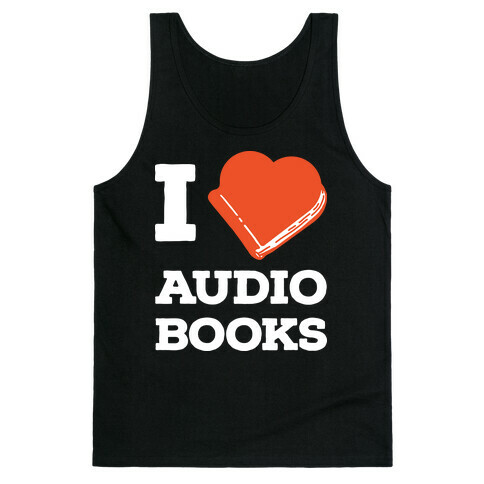 I Love Audio Books Tank Top