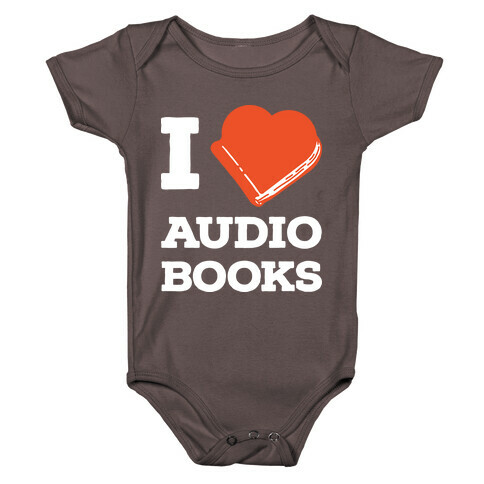 I Love Audio Books Baby One-Piece