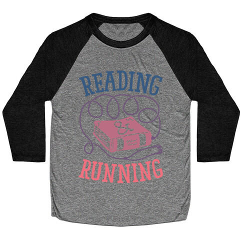 Reading & Running Baseball Tee