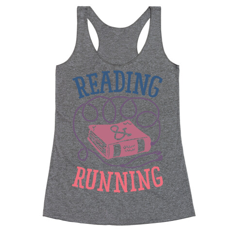 Reading & Running Racerback Tank Top