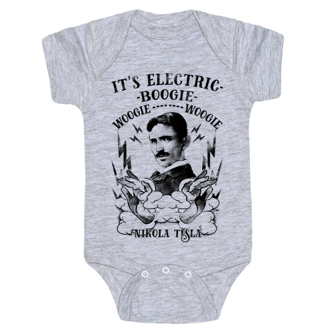 It's Electric Nikola Tesla Baby One-Piece