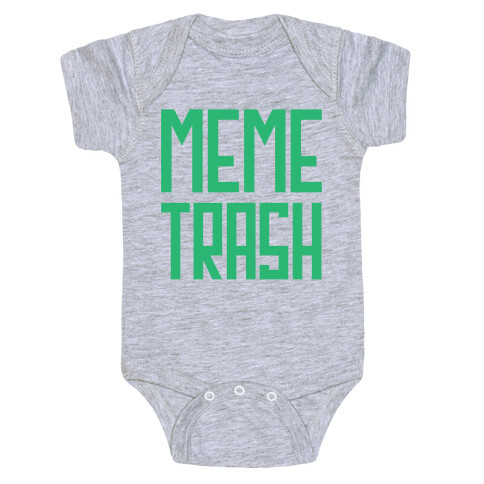 Meme Trash Baby One-Piece