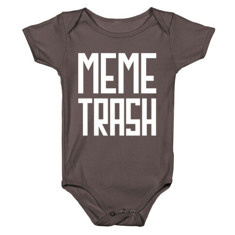 Meme Trash Baby One-Piece