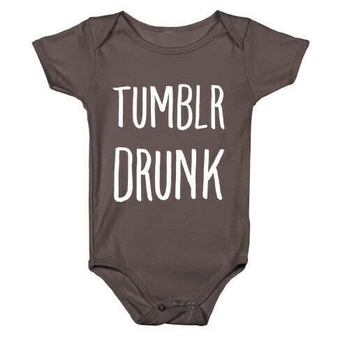 Tumblr Drunk Baby One-Piece