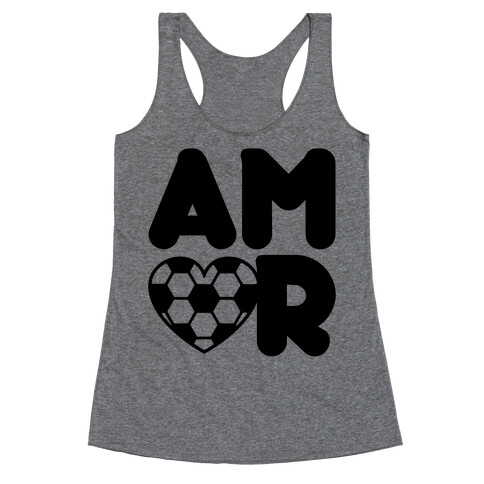 Soccer Amor Racerback Tank Top