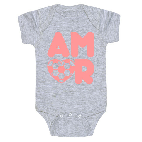 Soccer Amor Baby One-Piece