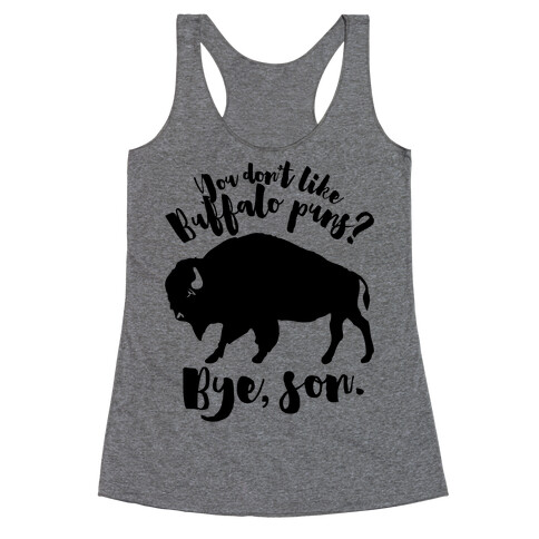 Buffalo Puns Racerback Tank Top