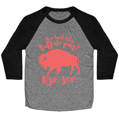 Buffalo Puns Baseball Tee