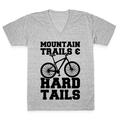 Mountain Trails & Hardtails V-Neck Tee Shirt