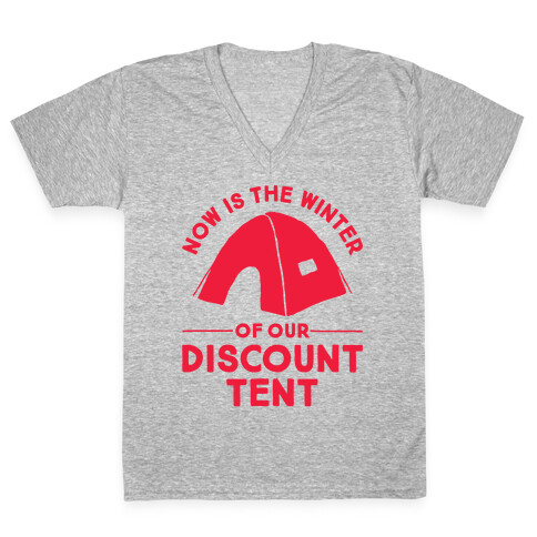Discount Tent V-Neck Tee Shirt