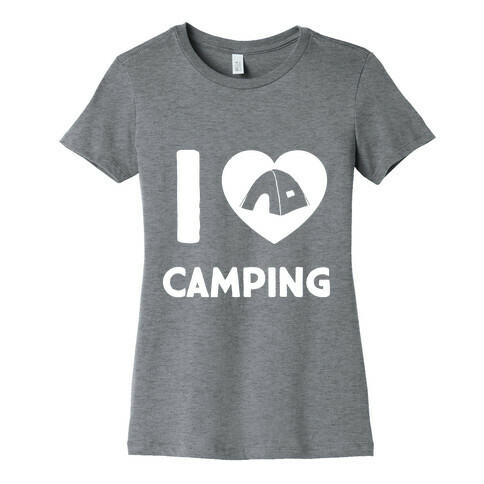 I Heart Camping Womens T-Shirt