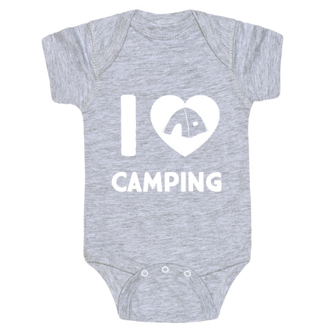 I Heart Camping Baby One-Piece
