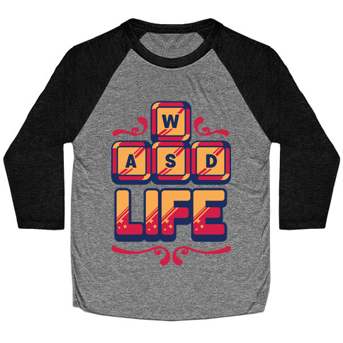 WASD Life Baseball Tee