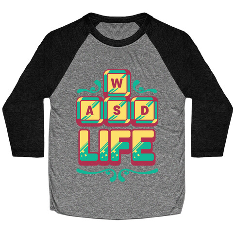 WASD Life Baseball Tee