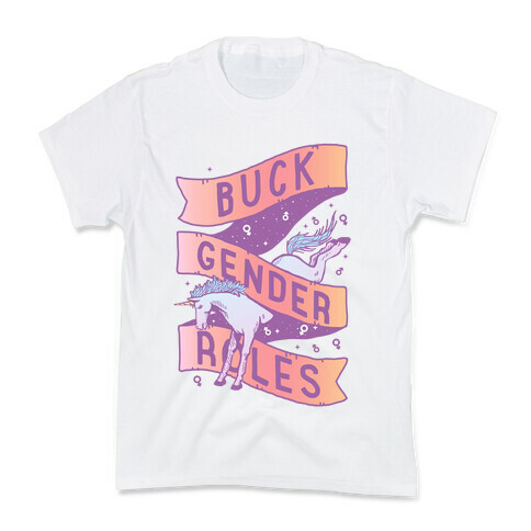 Buck Gender Roles Kids T-Shirt