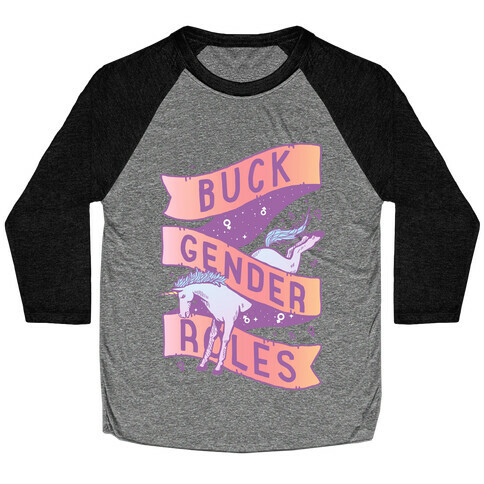 Buck Gender Roles Baseball Tee