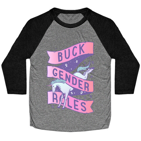 Buck Gender Roles Baseball Tee