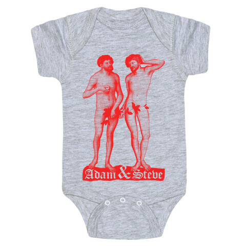 Adam and Steve Baby One-Piece