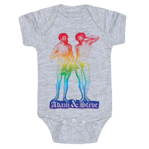 Adam and Steve Baby One-Piece