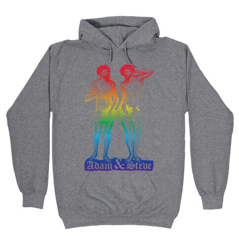 Adam and Steve Hooded Sweatshirt