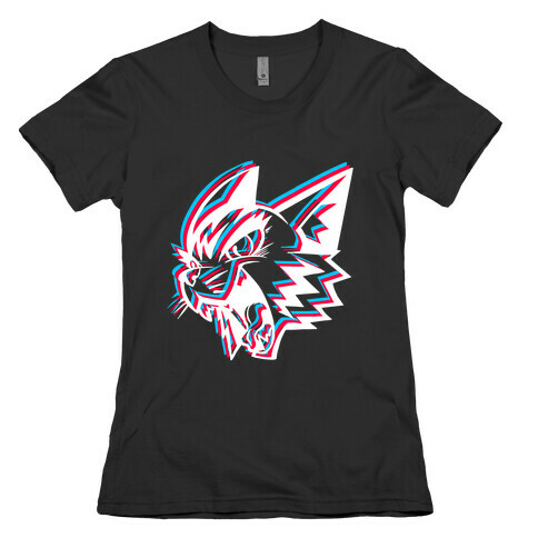 Electric Cat Womens T-Shirt