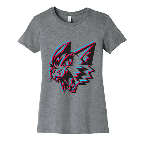 Electric Cat Womens T-Shirt