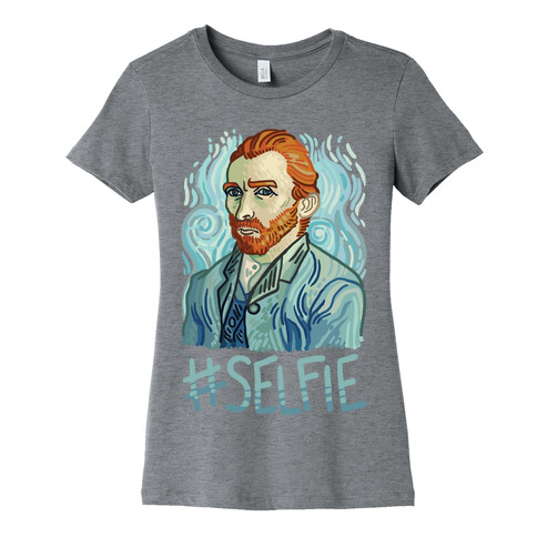 Van Gogh Selfie Womens T-Shirt