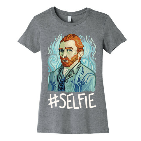 Van Gogh Selfie Womens T-Shirt