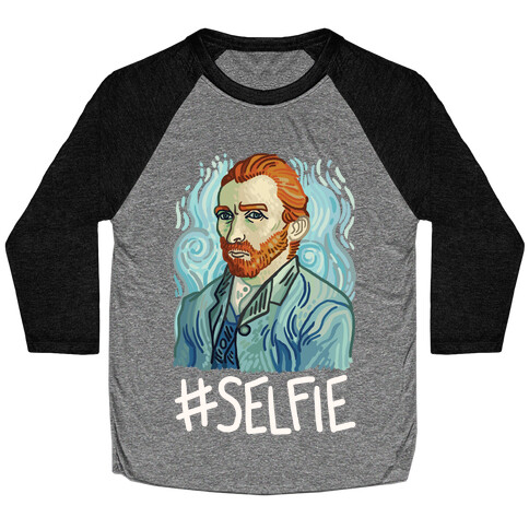 Van Gogh Selfie Baseball Tee