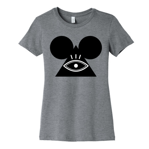 Illuminati Mouse Womens T-Shirt