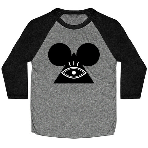 Illuminati Mouse Baseball Tee