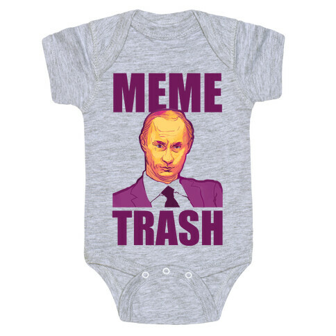Meme Trash Vladimir Putin Baby One-Piece